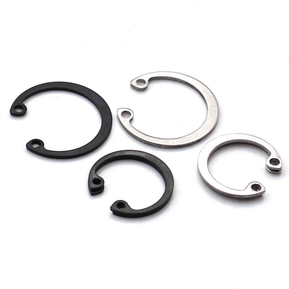304 Stainless Steel 65Mn Internal Circlip Retaining Ring Snap Ring for Bore GB893 C Type Bearing Clip M3-M120