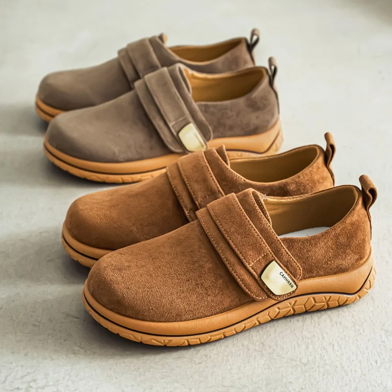 Men Breathable PU Vulcanized Sneakers Non-Slip Lightweight Comfortable Casual Walking Shoes Outdoor Daily Fashion