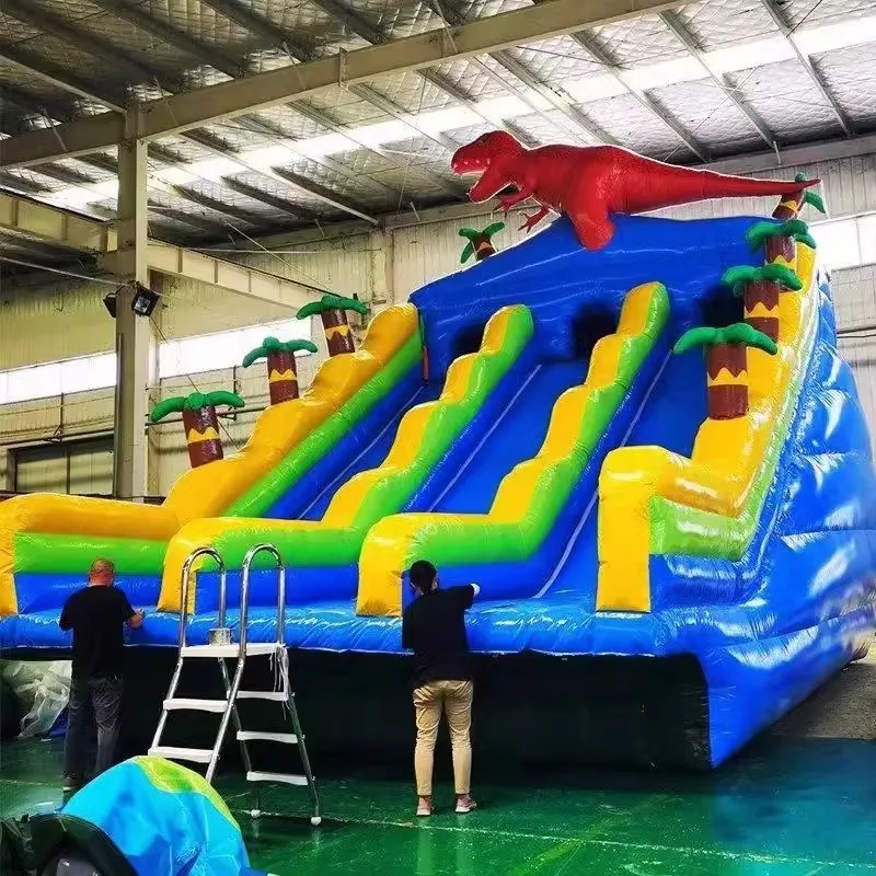 2024 Inflatable Slide Outdoor Amusement Equipment Mobile Bracket Swimming Pool Water Pass Park Manufacturer Outdoor Equipment