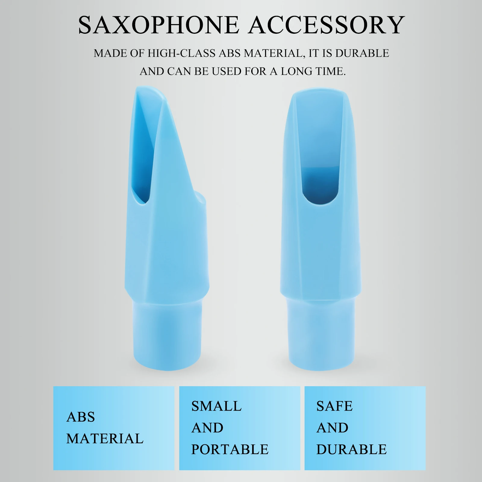 

Professional Saxophone Mouthpiece Durable ABS Compatible Tenor Alto Sax Accessories Practical Musical Instrument Part