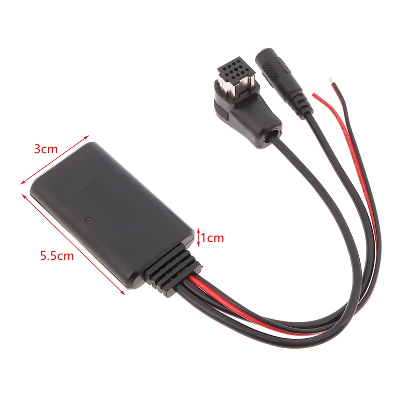 1Pc Car Bluetooth Audio Receiver+Microphone For Radio IP-BUS 12Pin Aux Receiver Adapter Bluetooth 5.0 Audio Aux-in Cable Adapter