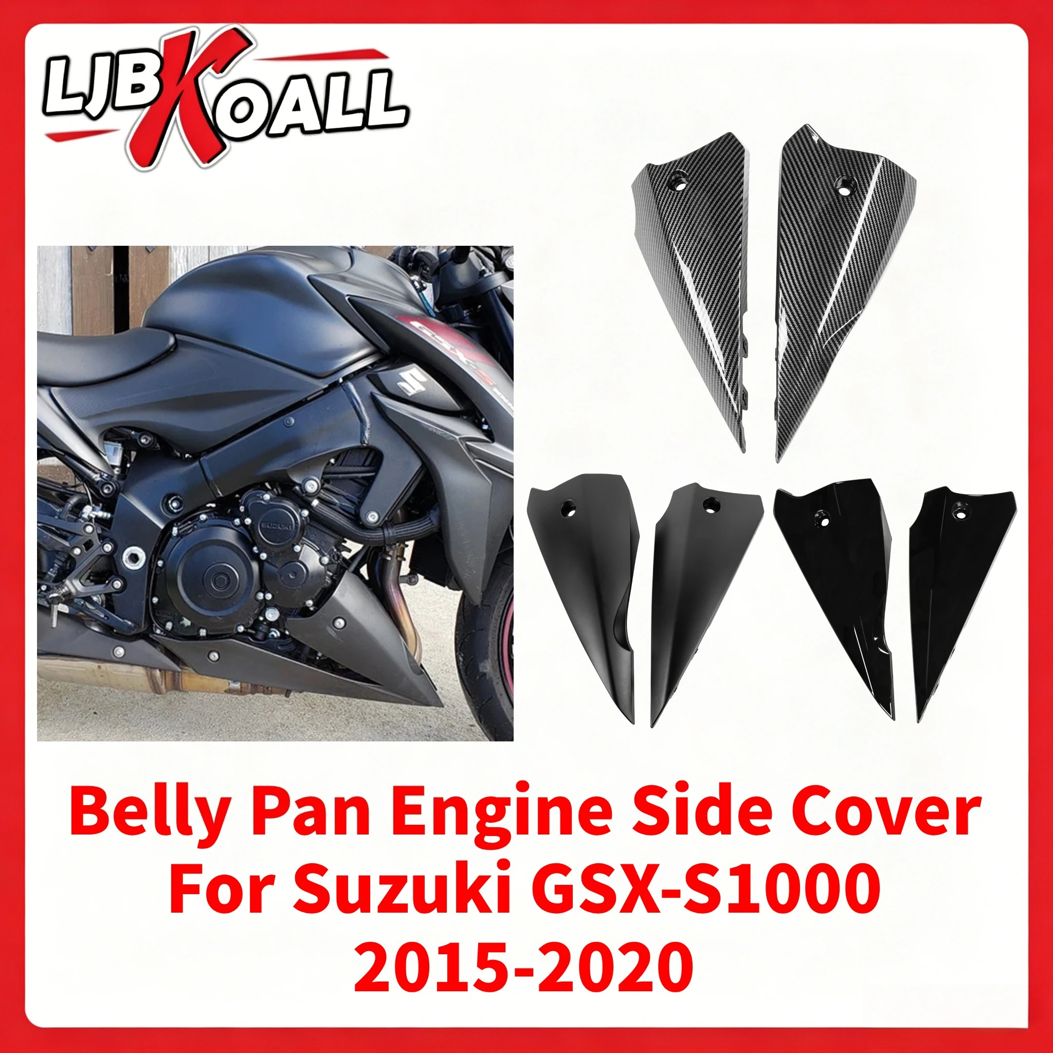 Belly Pan Lower Engine Spoiler for Suzuki GSX-S1000 2015-2020 Fairing Side Panel Cover for Suzuki GSXS GSX-S 1000 2019 2018 2017