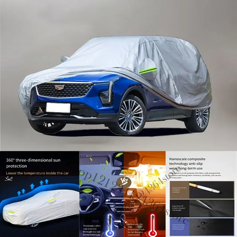 

For Cadillac XT4 Auto Anti snow Anti dust Anti-uv Anti peeling paint And Anti Rainwater 210t car cover Car cover protection