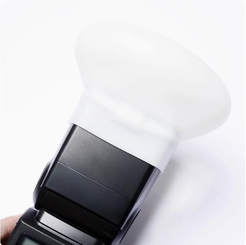 1Pcs Diffusor Bounce Dome Weiche Silikon Flash Cap Für GODOX Nikon Sony Olympus Fujifilm Panasonic Yongnuo Speedlite