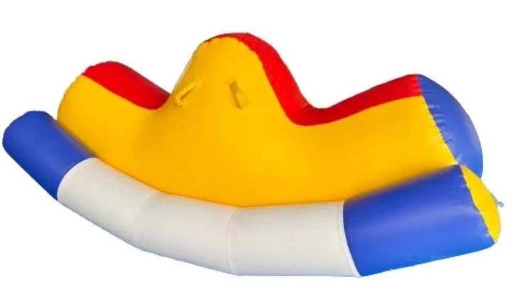 Hot Water Park Game Floating Inflatable Water Seesaw Toys Inflatable Water Totters Seesaw Rocker for Children and Adults