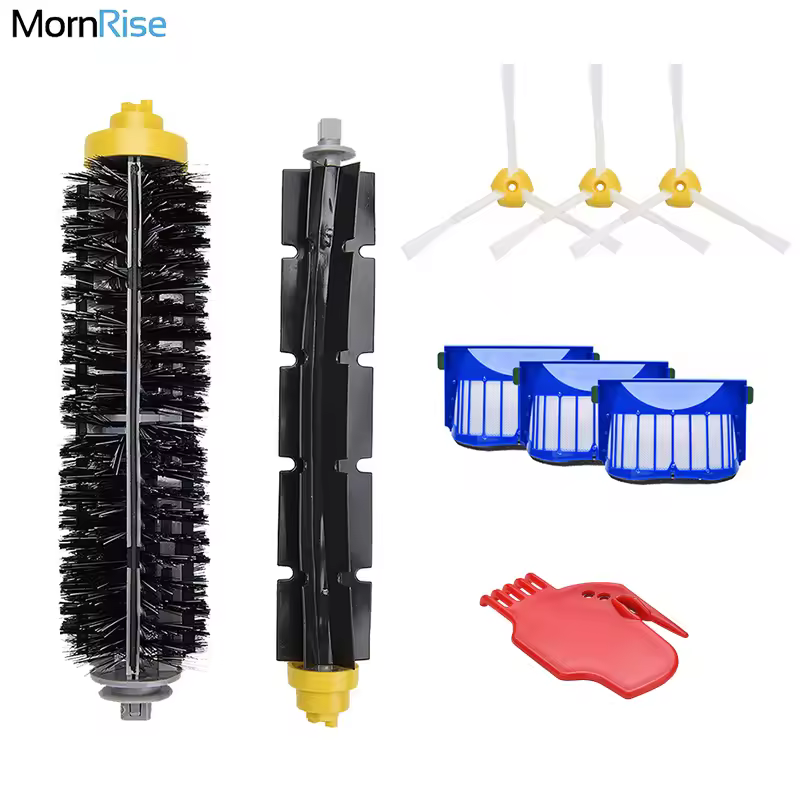 Para iRobot Roomba 675 650 690 600 Series accesorios repuestos Kit de repuesto de aspiradora cepillo lateral de cerdas filtro HEPA
