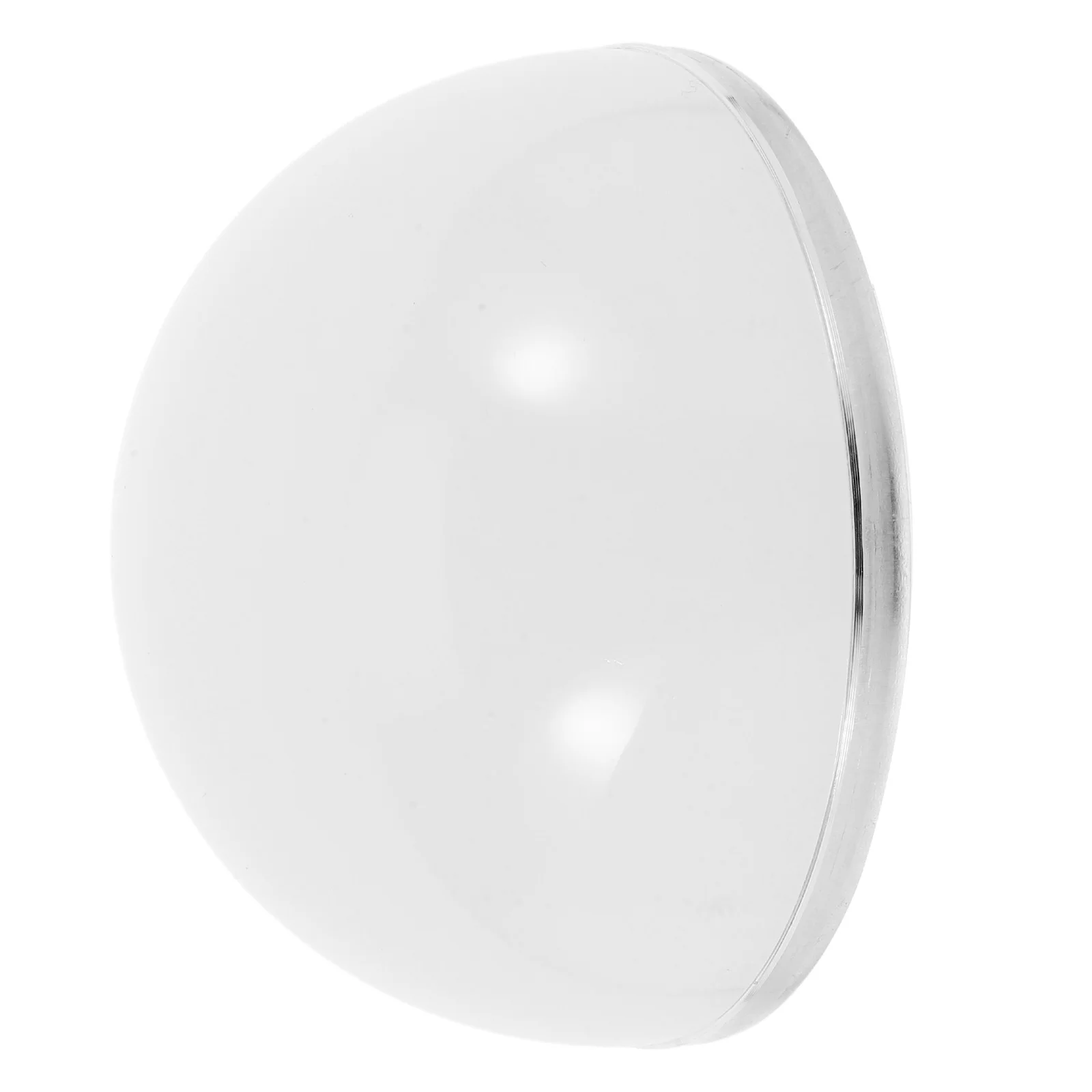 

Half Circle LED Bulb Fog Resistant Diffuser Cover Clear Soft Light Uniform Lighting Ideal Home Office Commercial Lamp Shades