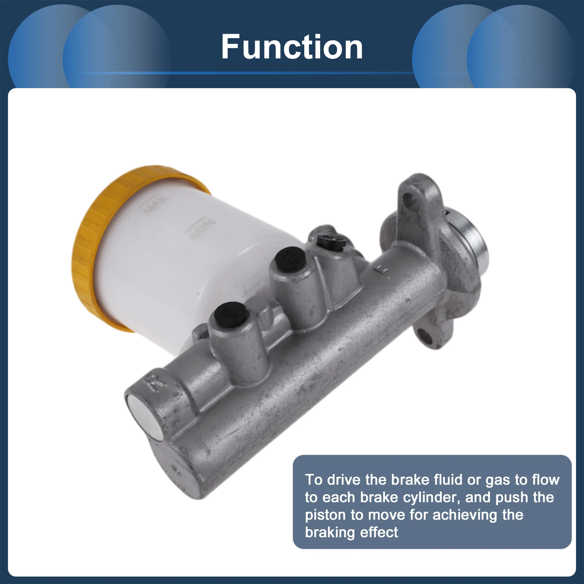 

UXCELL Brake Master Cylinder with Reservoir No.M39791/4601032G00/132783 for Nissan D21 1986-1992 Hydraulic Master Cylinder