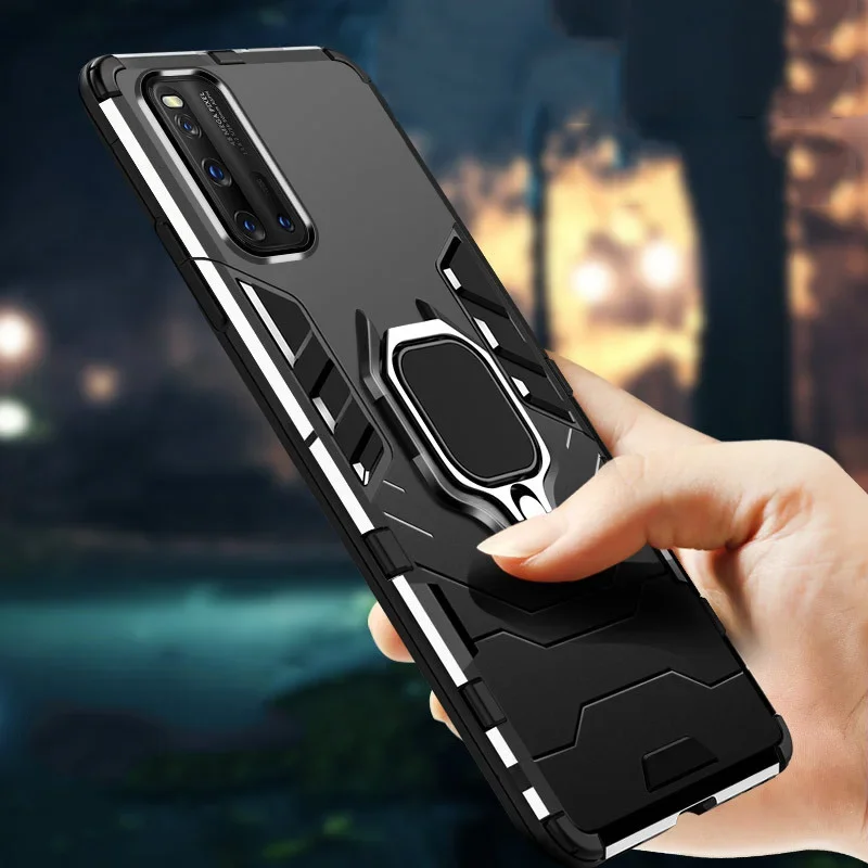 Shockproof Armor Case For VIVO IQOO NEO 3 Pro S1 S6 S5 Z6 Z5X Z3i Case VIVO Y9S Y7S Y5S Y3 V11 V11I V15 V17 V19 V9 Phone Cover