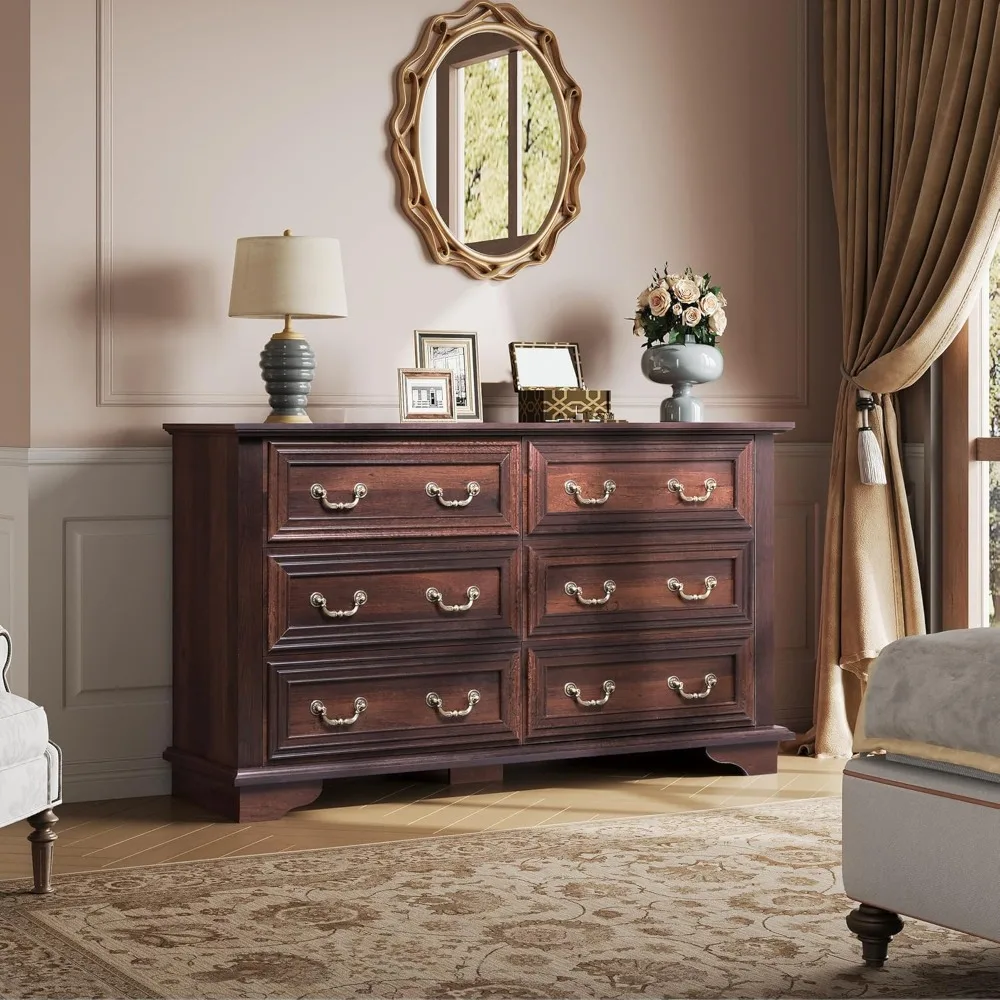 Holzkommode mit Schublade, Bauernhaus-Aufbewahrungskommode-Organizer mit römischem Metallgriff, Kommode für Wohnzimmer, Schlafzimmer