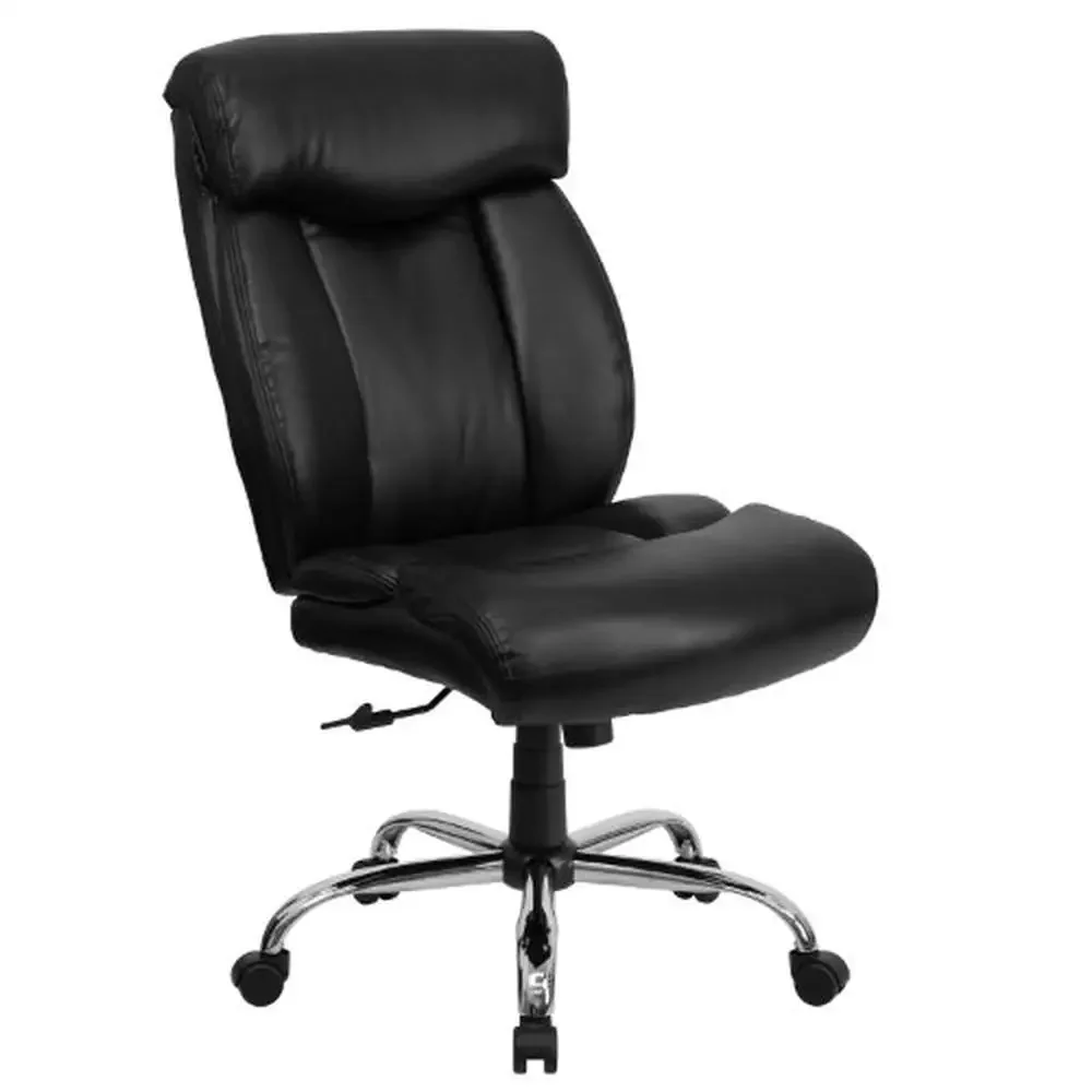 

High-Back LeatherSoft Swivel Office Chair with Full Headrest Big & Tall Ergonomic Executive Chair Padded Seat 360° Swivel & Tilt