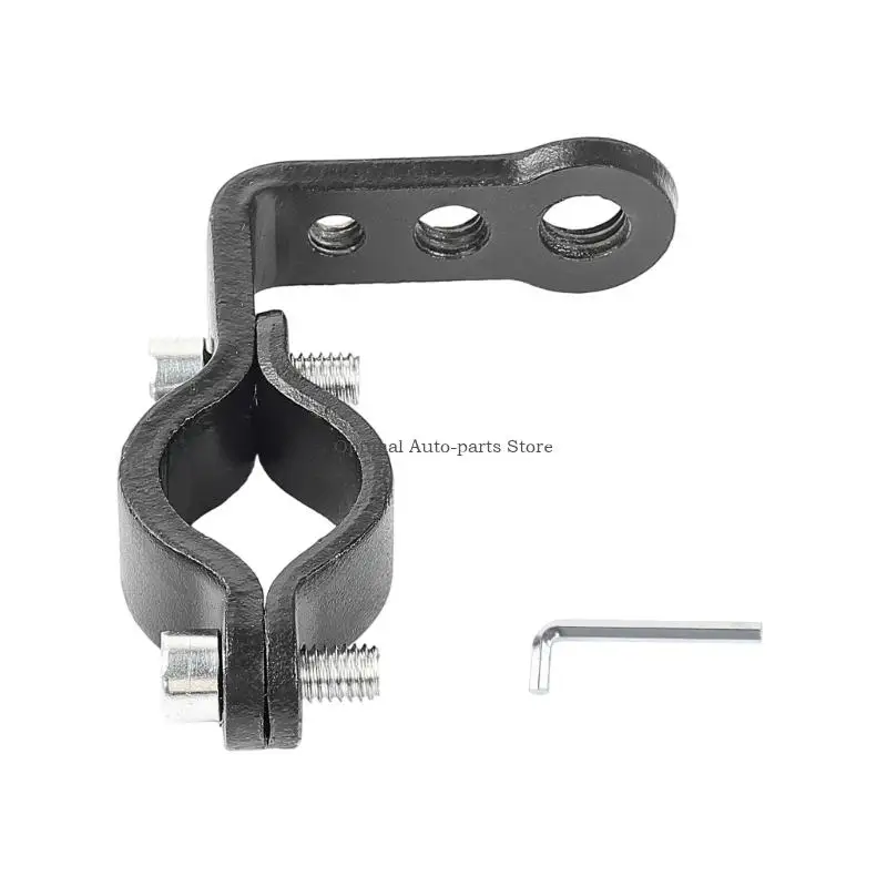 Motorcycle Handle Clamp Multiple Hole Positioning Brackets Rustproof Metal Material Effortlessly Setup for Frequent Riders