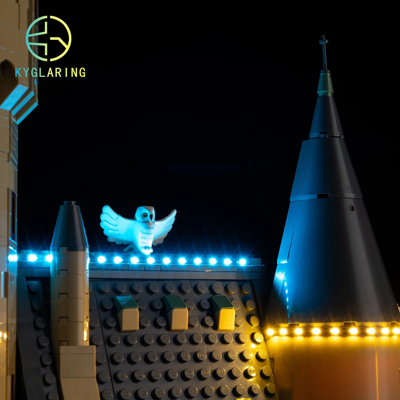 Kyglaring Led Lighting Set for Lego 76454 Hogwarts Castle: The Main Tower Building Blocks