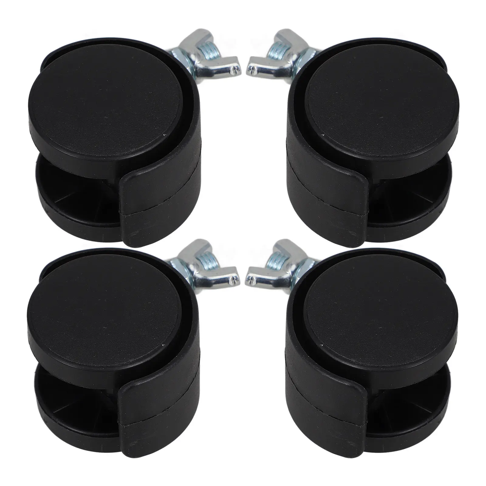 Radiator Base Caster Wheels 4 Pack Universal Replacement ABS Rolling Wheels for Smooth Stable Mobility