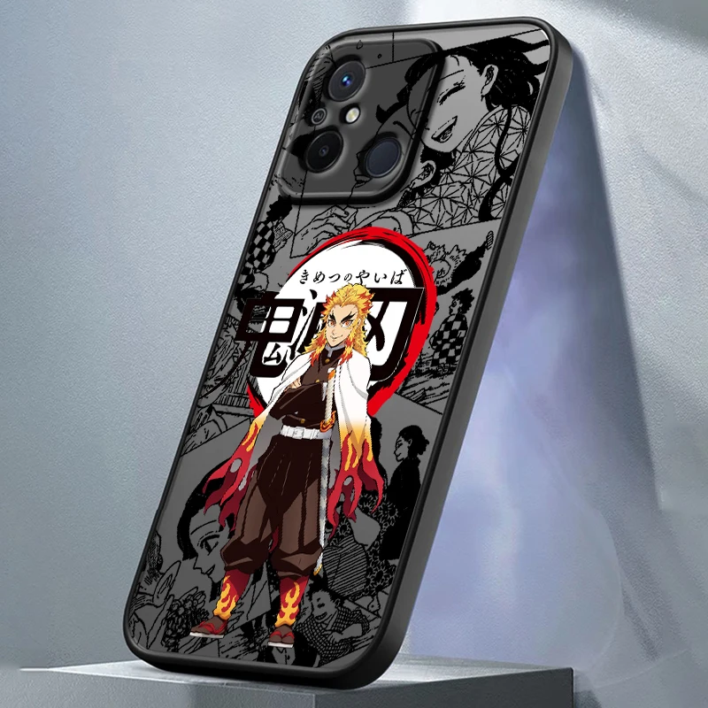 Anime Demon Slayer Handsome For Xiaomi Redmi 13C 12C 12 11A 10X 10C 9C 9AT 9 A2 A1 Power Prime Plus Frosted Translucent