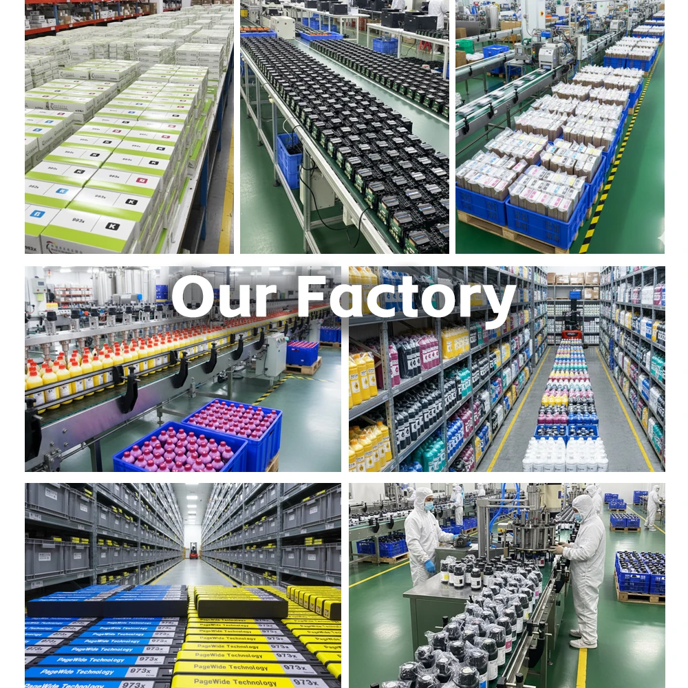 لخراطيش الحبر الكاملة HP 981A مع حبر الصباغ لـ HP PageWide Enterprise Color 586dn 556xh 586z 586f 556 586 E55650 E58650 #6