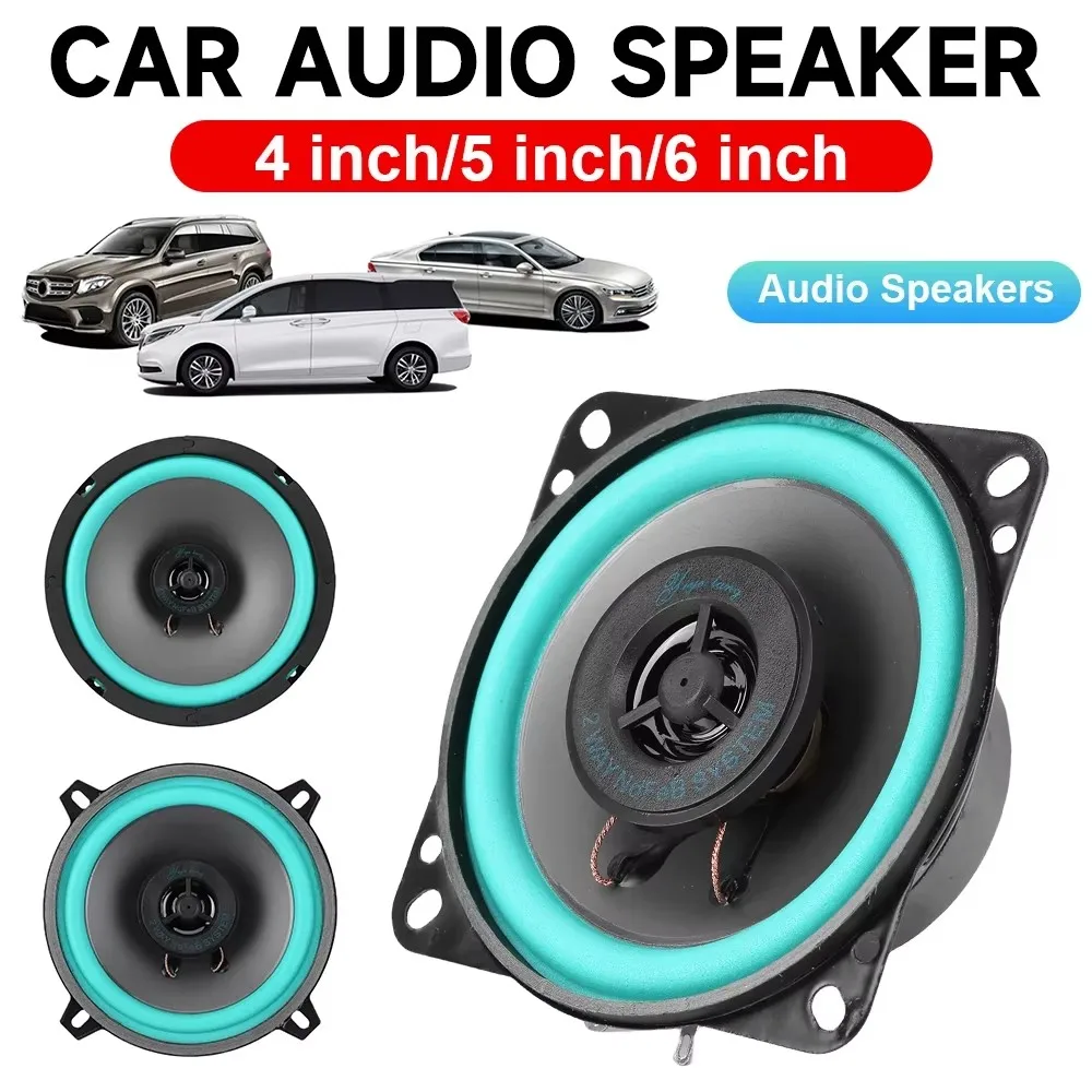 

4/5/6 Inch Car Speakers HiFi Coaxial Subwoofer Sensitivity 92dB Car Audio Music Stereo Car Subwoofer Stereo Full Range Speakers