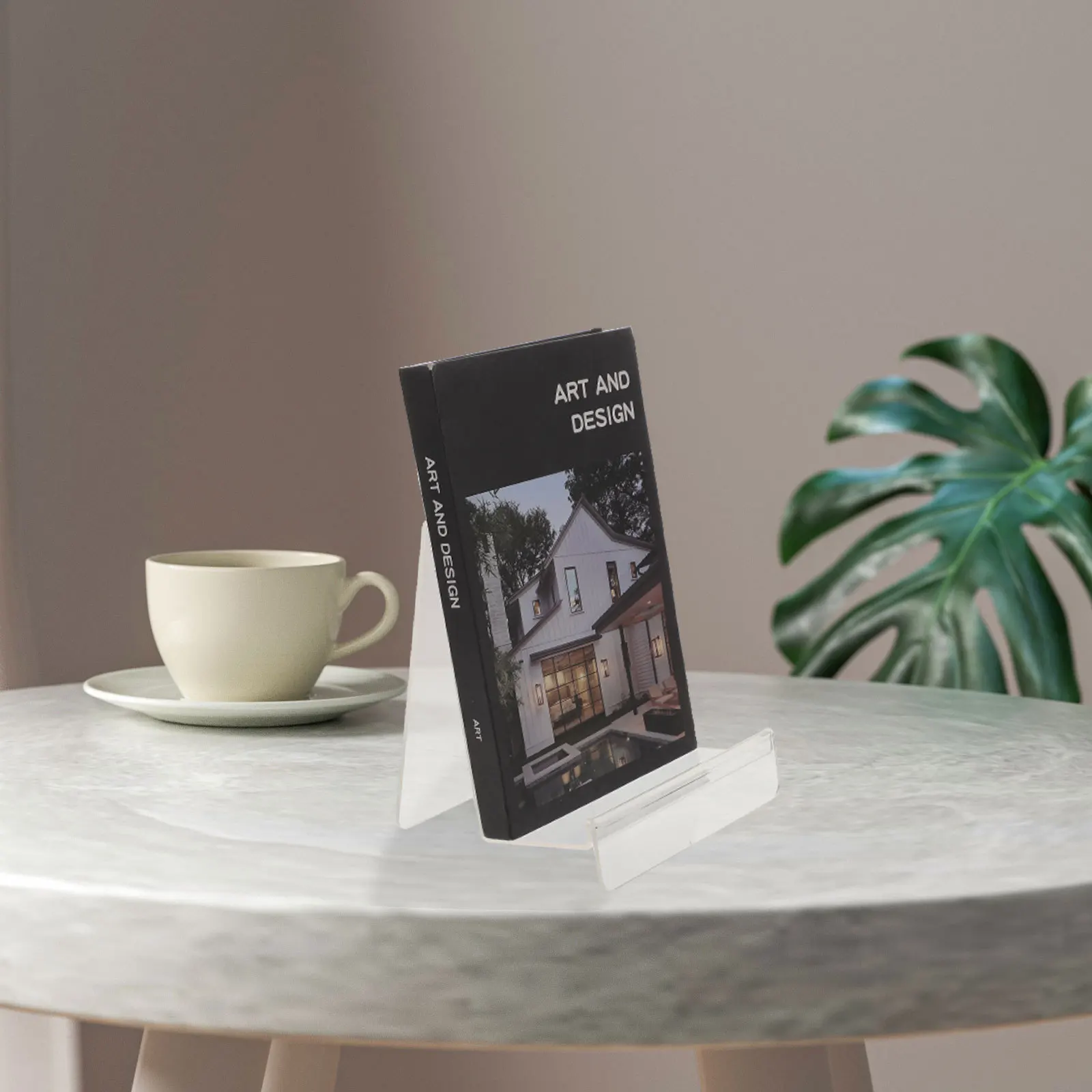 

Wider Acrylic Clear Book Display Stand Storage Rack Desktop Organizer for Books Records Magazines Cds Acrylic Easel