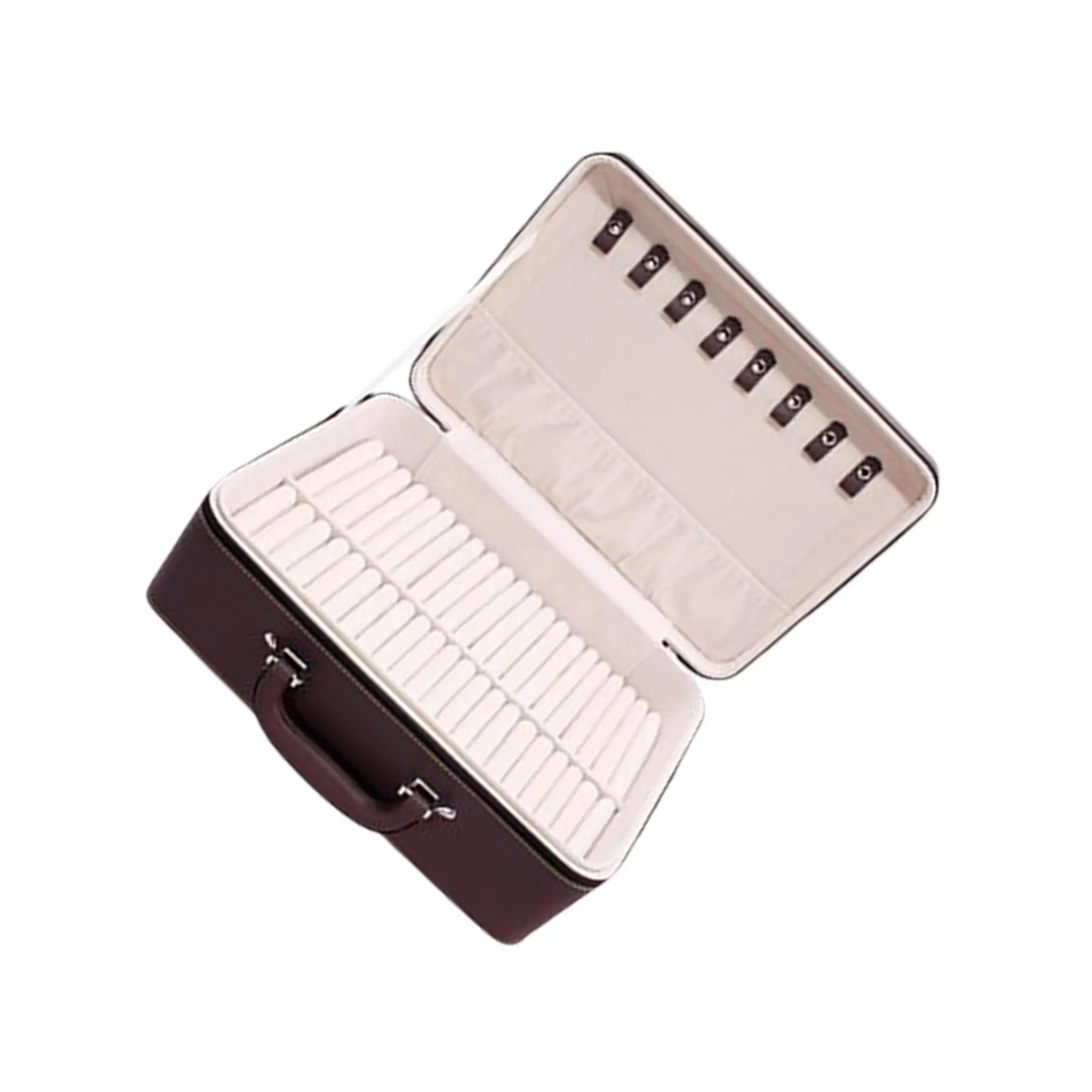 

Коробка-органайзер для браслетов и часов с 40 отделениями для удобной организации хранения, защита от отпечатков пальцев