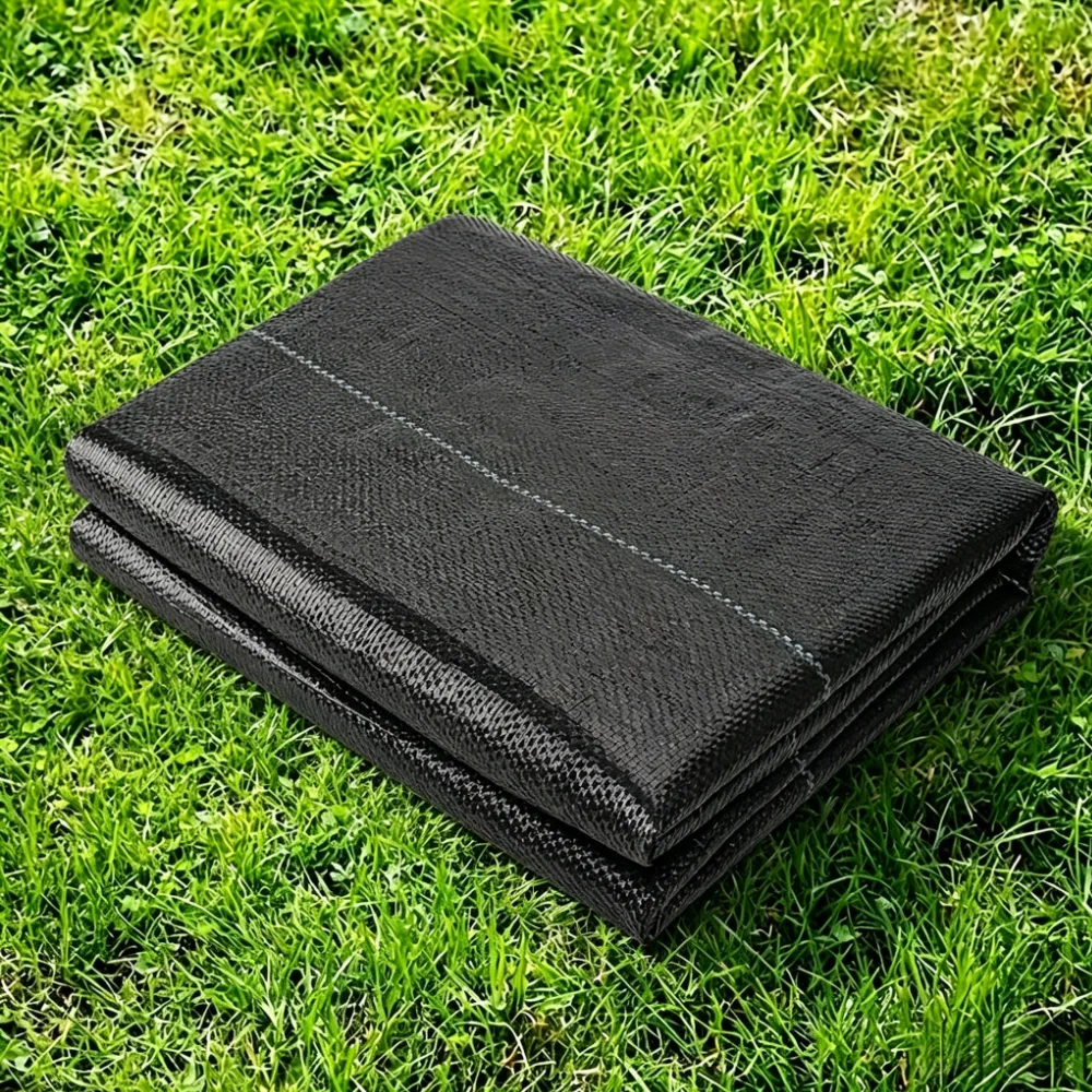 Heavy-Duty Weed Control Fabric, Landscaping Geotextile, Durable and Wear-Resistant Ground Cover Mat, Yard and Driveway Weed Barr