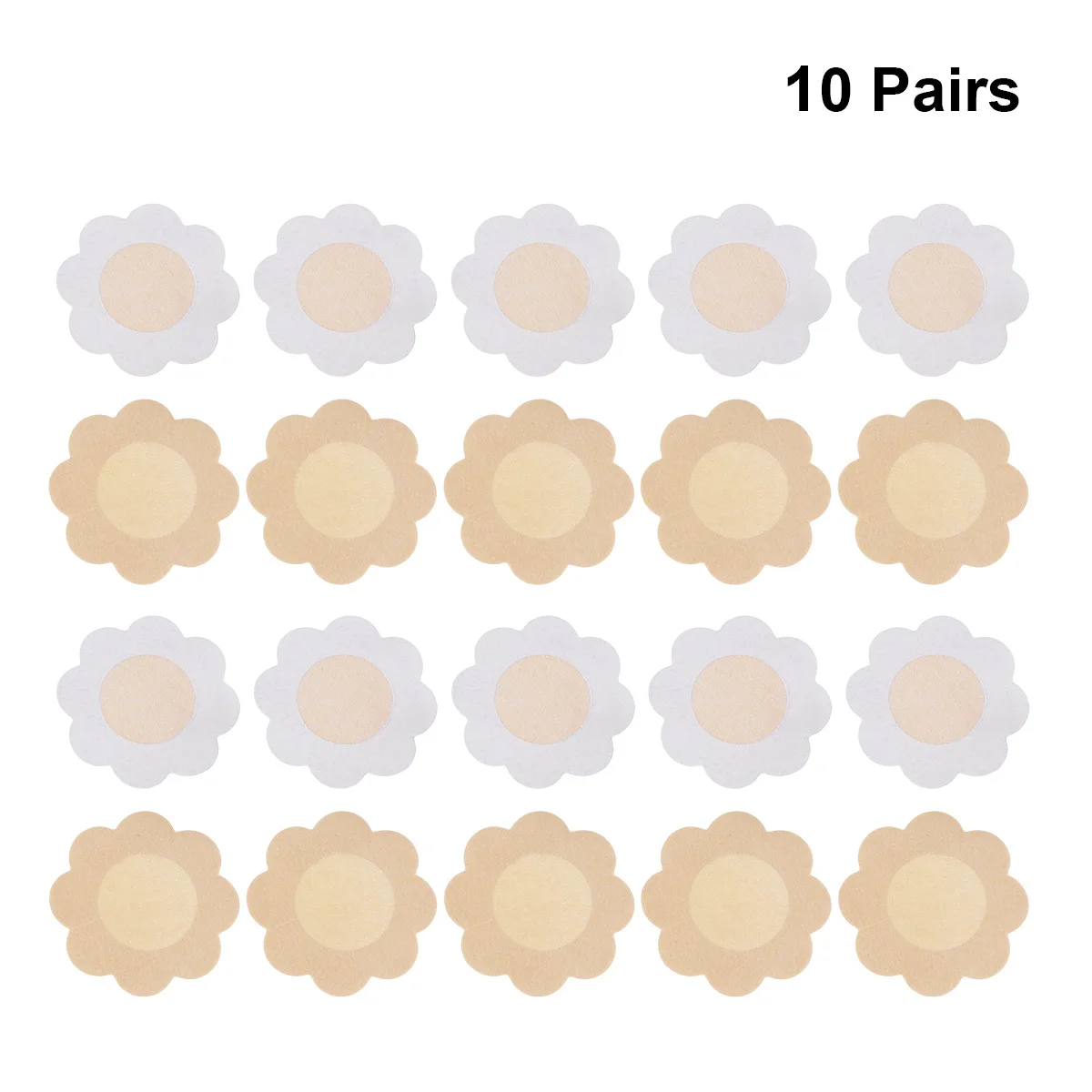 Breast Pads Silicone Sticky Paste For Women Non-Woven Disposable Invisible Bra Cover Strapless Outfit Support Chest