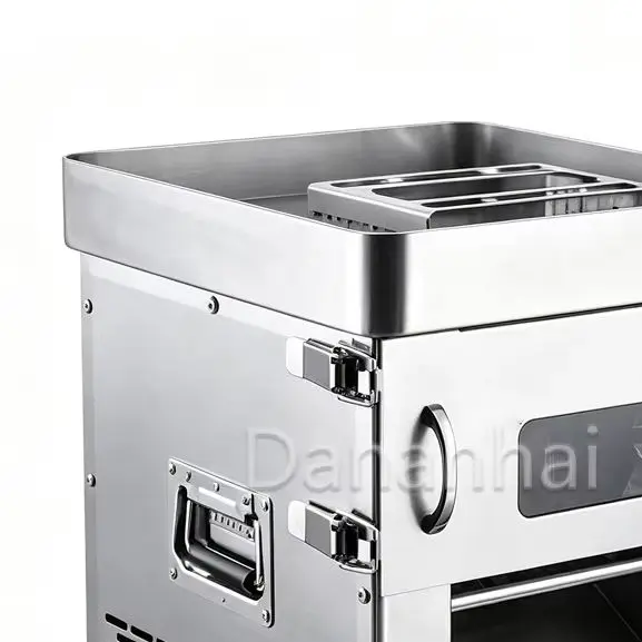 Versatile Electric Meat Cutter, Efficient Pull Style Meat Slicer Shredder For Fresh Meat Cutting Works