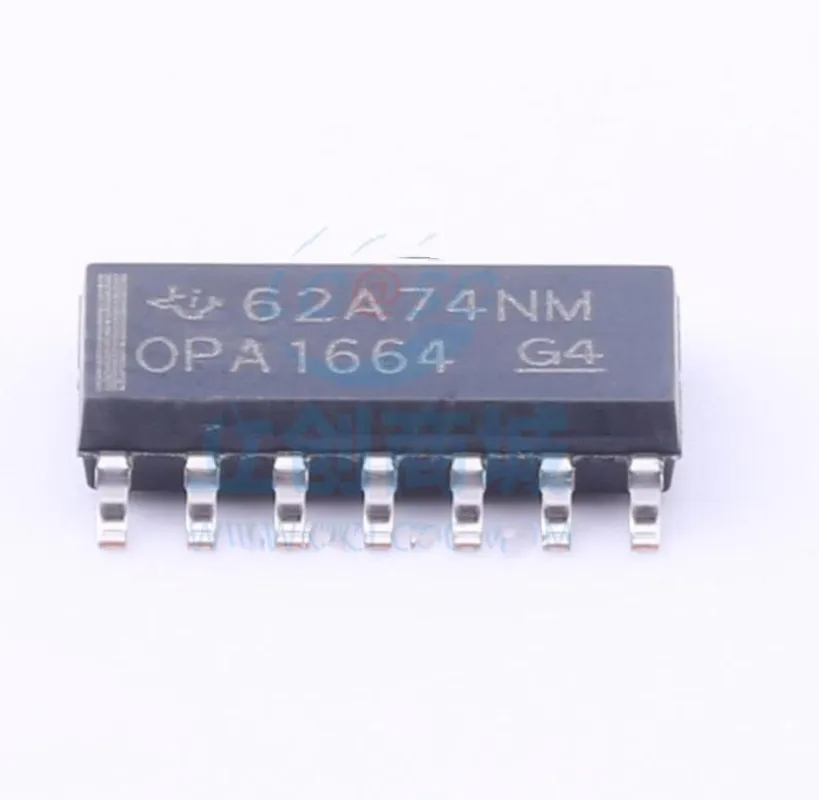 2PCS  OPA1664AIDR    Operational amplifier chip SOP-14  OPA1664