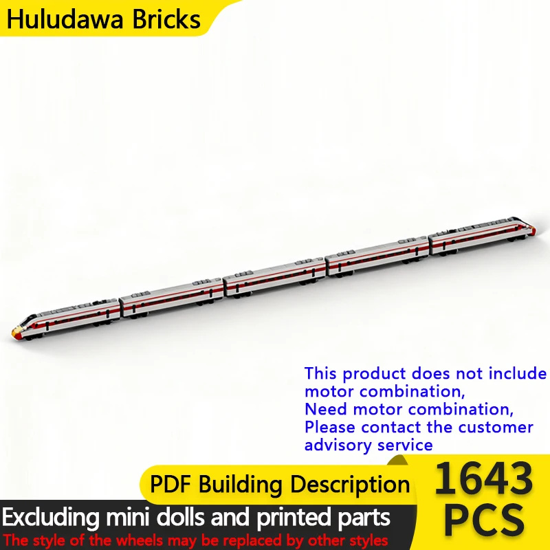 

Модель городской автомобиль MOC, строительные кирпичи, высокоскоростной поезд, модульная технология, детские праздничные подарки, сборка игрушек, костюм