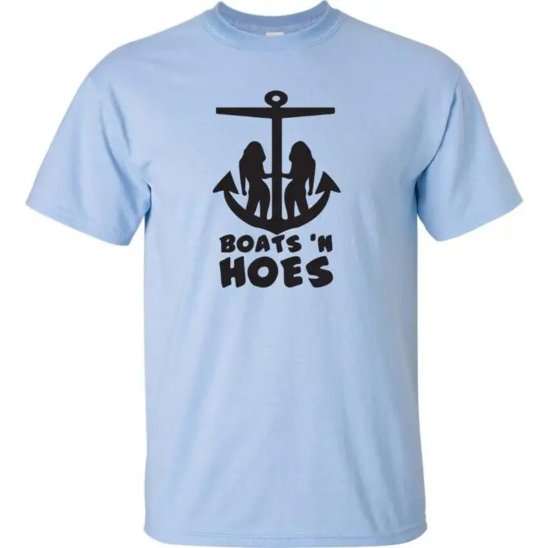 Boats N Hoes Step Brothers Will Ferrell SNL ANCHOR Movie Men's T Shirt 362