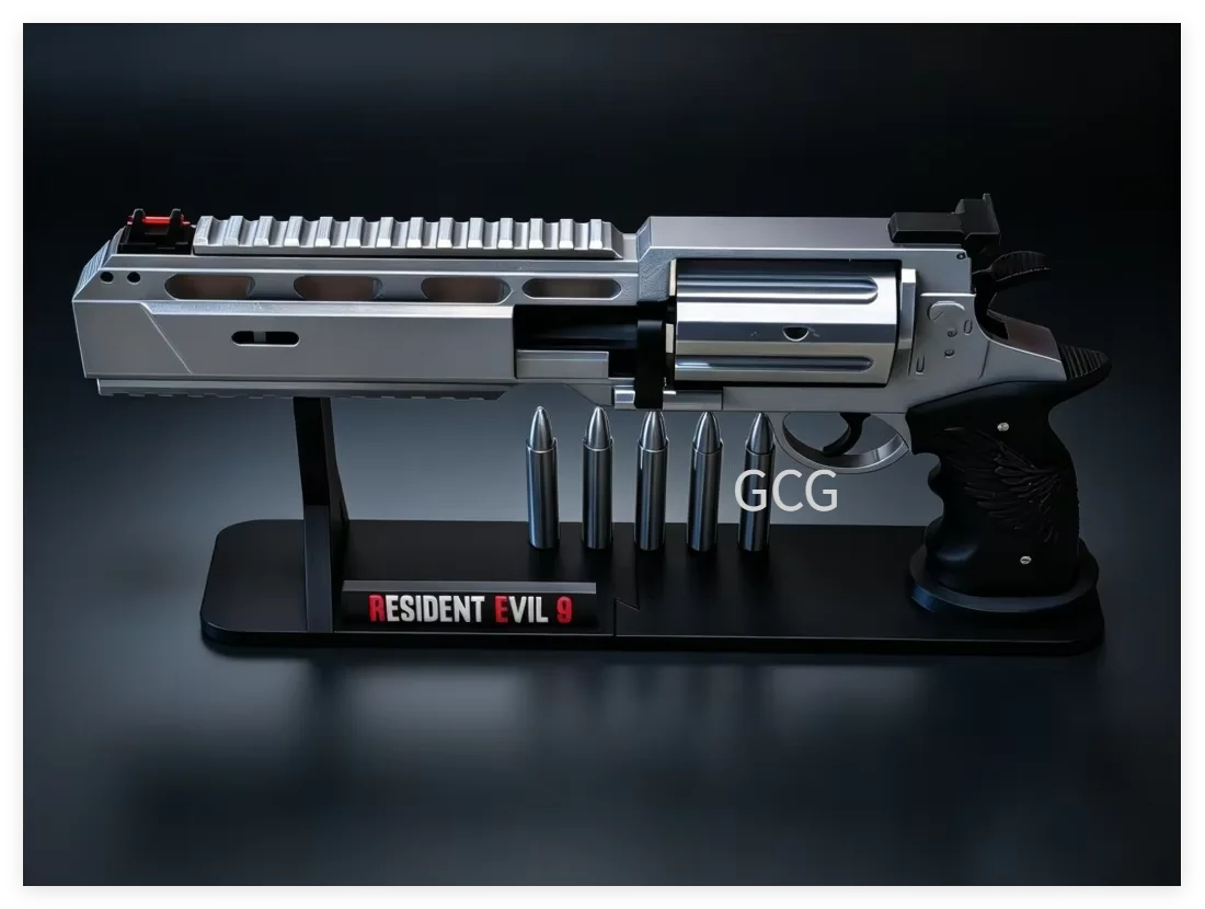 RE9 Requiem Rotate the left wheel Leon kennedy Cosplay accessorie Grace Ashcroft Same game accessories 3D printing Resident Evil