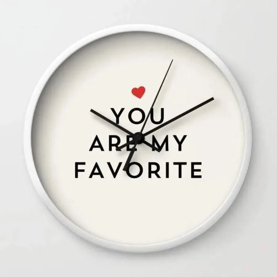 

YOU ARE MY FAVORITE Настенные часы