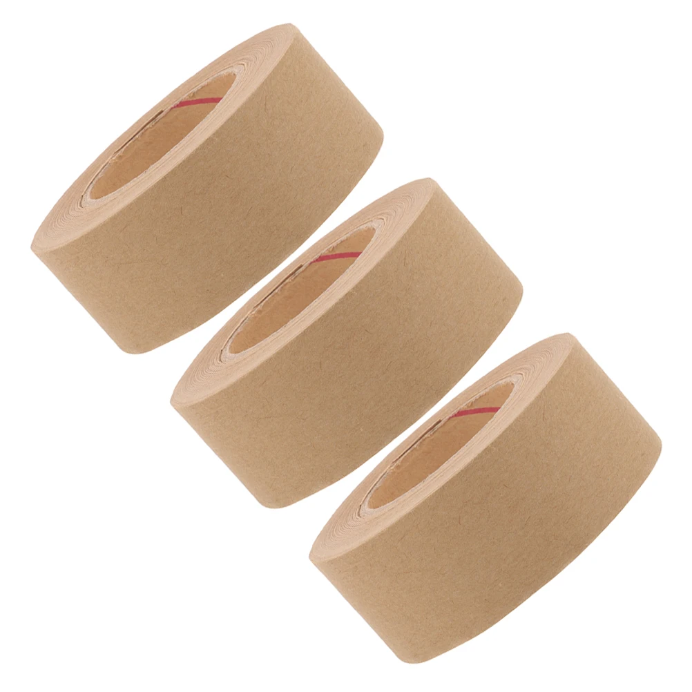 

3 Rolls Water Activated Tape for Watercolor Painting Picture Framing Canvas Mounting Paper Tape Sealing Packaging Supplies