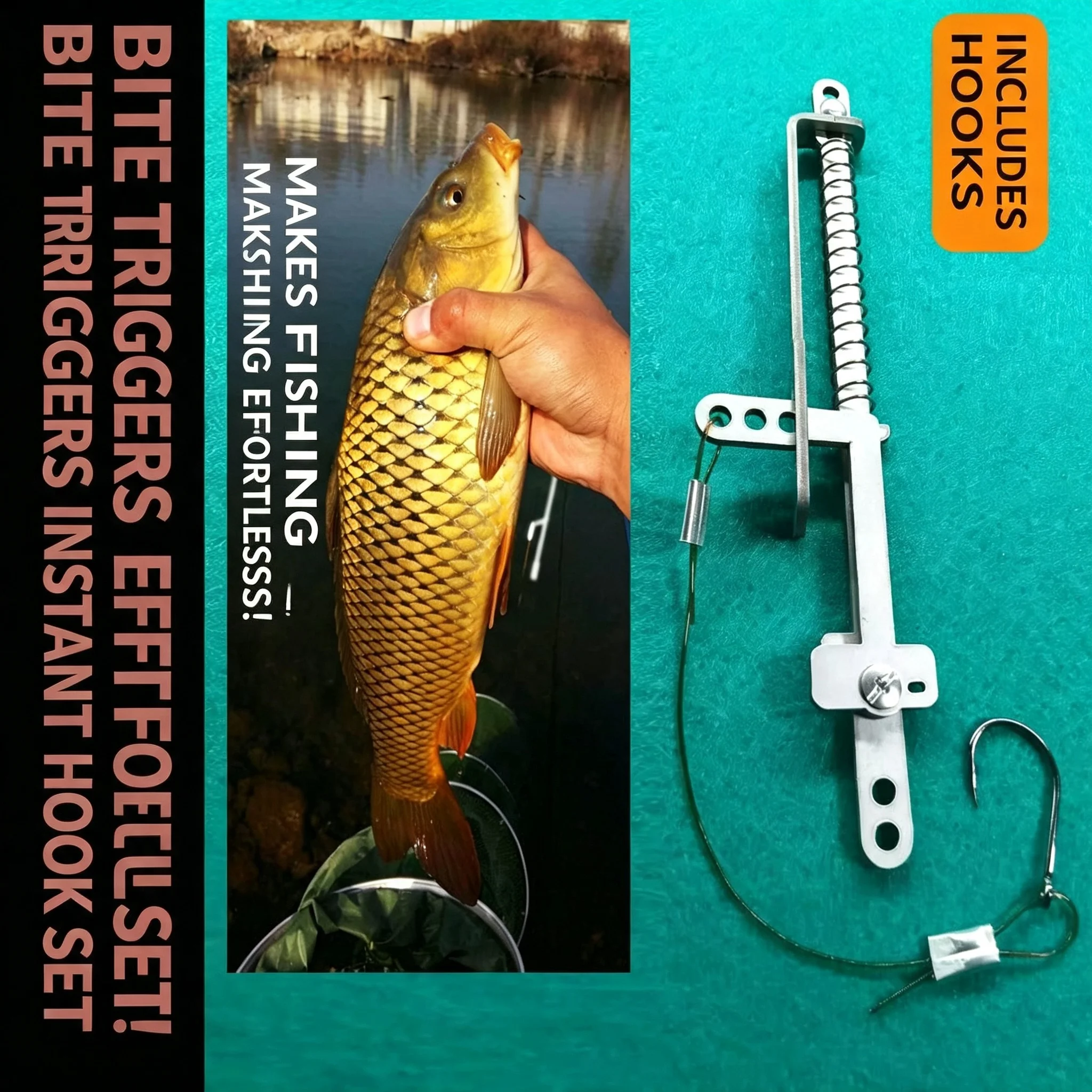 304 Stainless Steel Automatic  - Fishing Hook Stainless Steel recension och pris