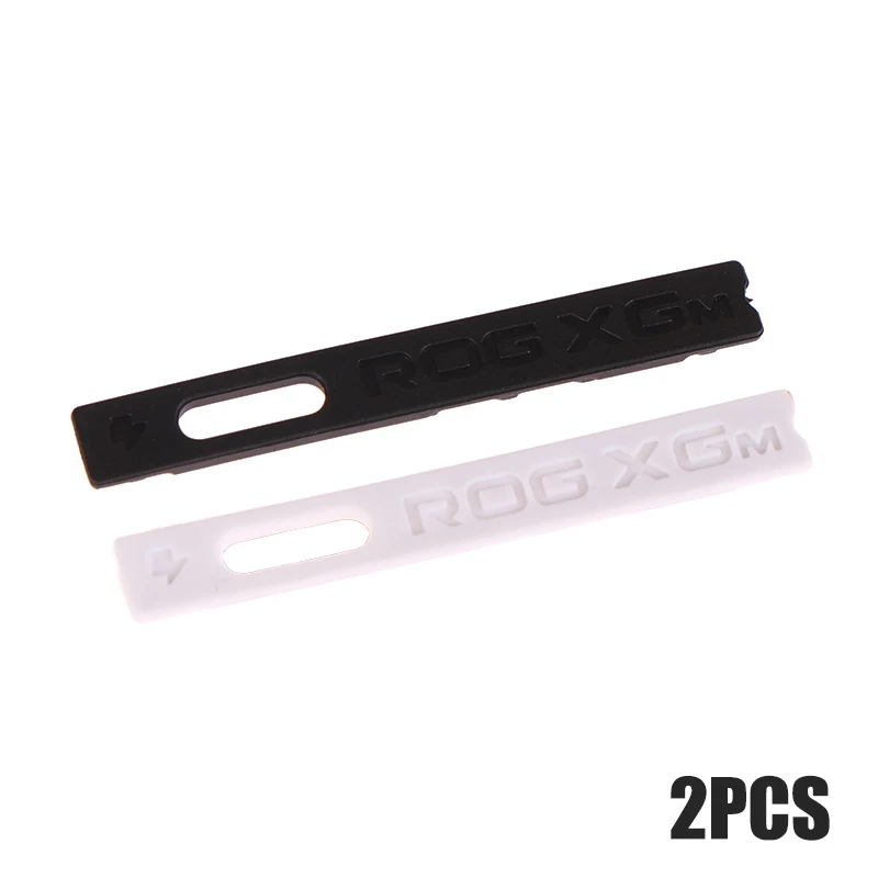 2Pcs Black/White ROG Ally Port Guard, For ROG ALLY Handheld Accessories Material Dust Plug For ROG Ally