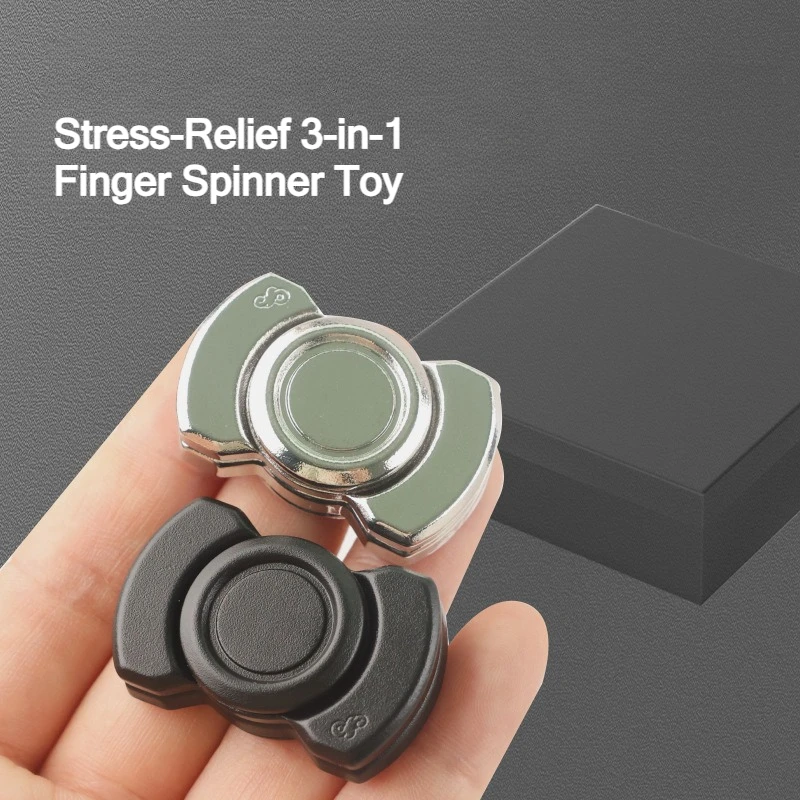 3 em 1 magnético fidget spinner liga edc alívio do estresse brinquedo para tdah foco anti-ansiedade mão spinner ponta do dedo giroscópio crianças presente
