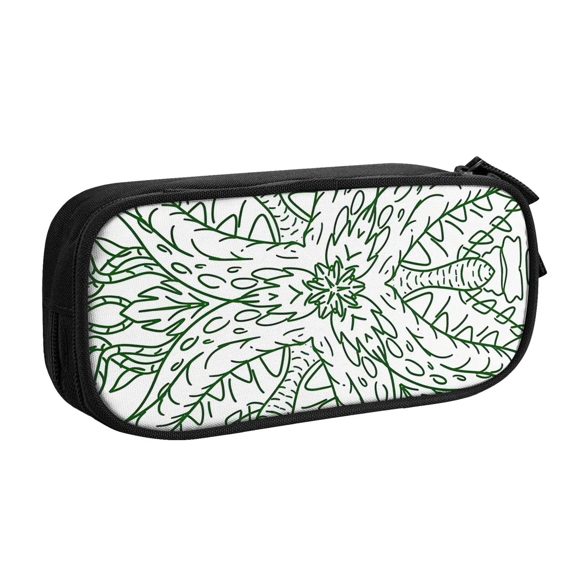 1 Piece Stylish Fed Him Pencil Case Girls Pen Bag Little Shop of Horrors Office Pencil Pouch
