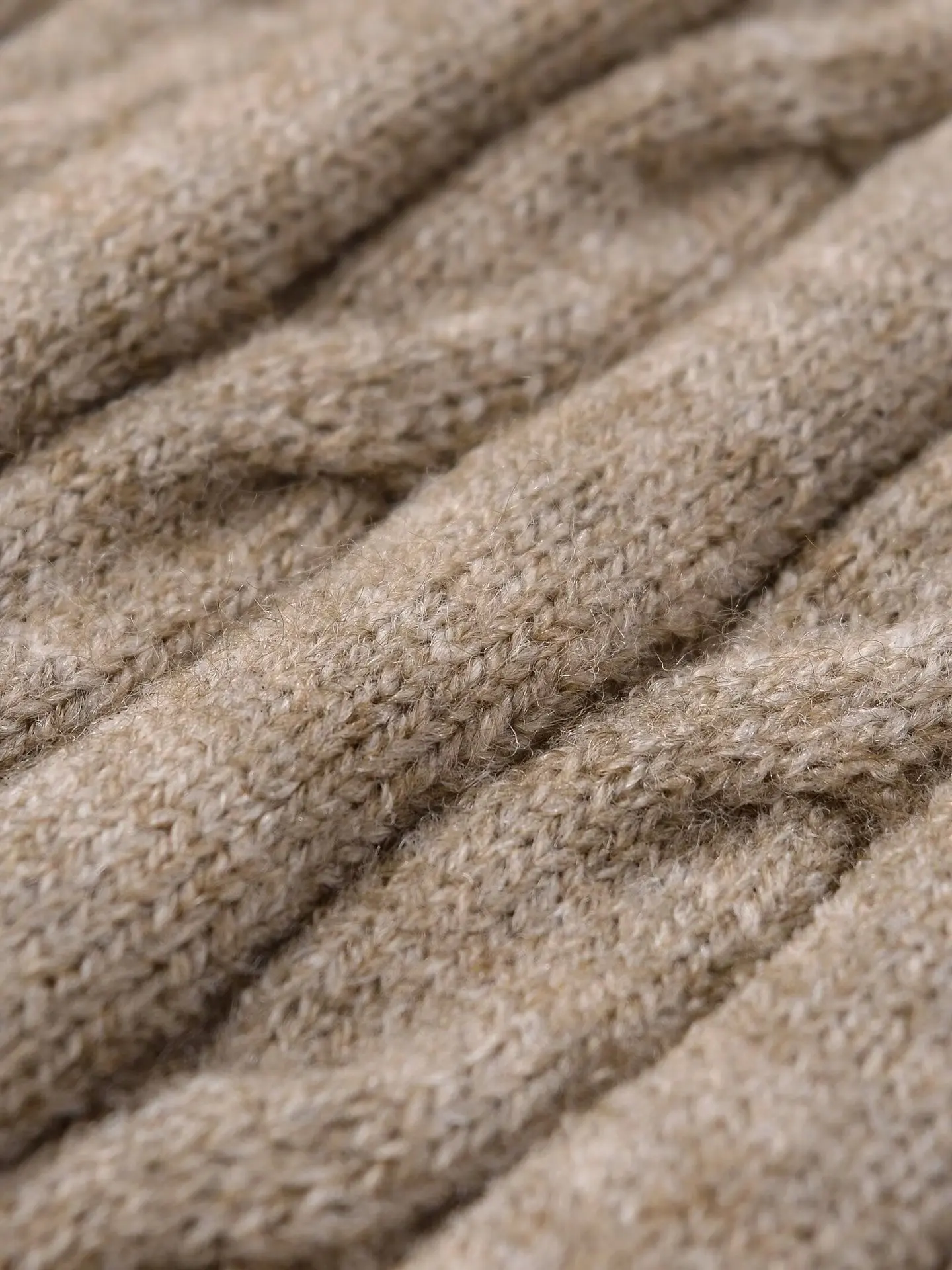 Suéter de punto acanalado informal para mujer, moda de otoño e invierno, blusa versátil de manga larga con cuello tipo Polo, Top holgado y cálido con efecto adelgazante