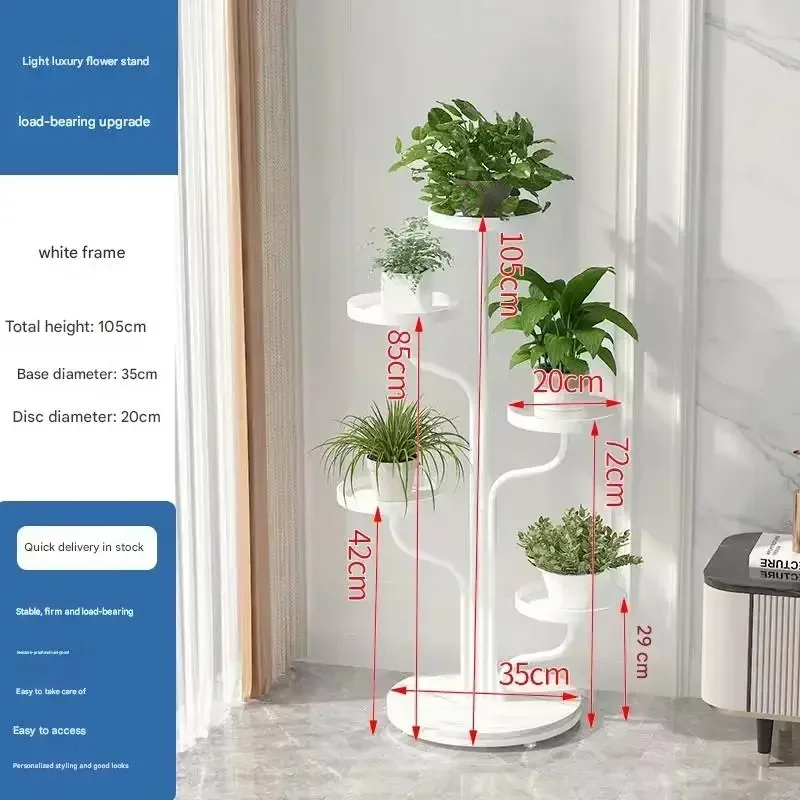 Nordic Flower Stand Aesthetics Decorations Fashion Plant Stand Indoor Light Luxury Plantenrek Home