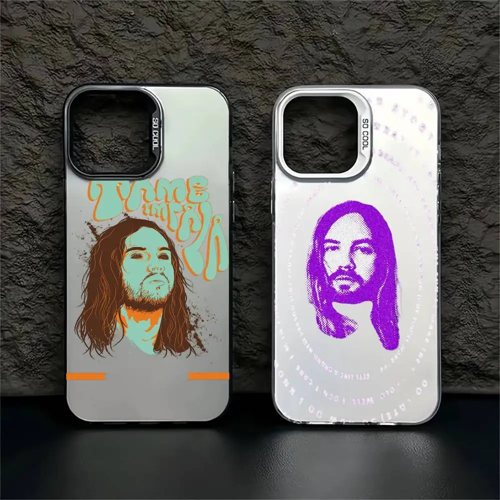 

Deadbeat T-Tame I-Impala Phone Case For iPhone 17,16,15,14,13,12,11 Plus,Pro Max,XS,Colorful Silver White Cover