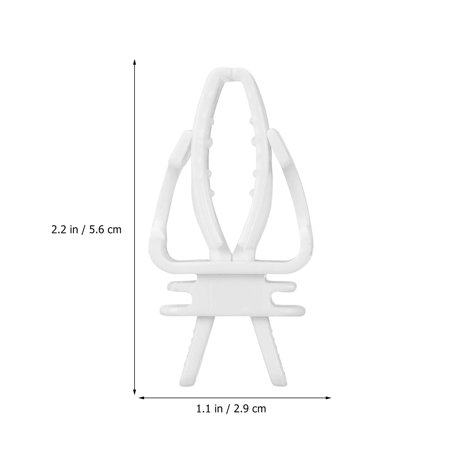 

4Pcs Bird Cage Food Holder Clips Flexible ABS Plastic Clip for Bird Cage Food Holder Parrot Feeding Accessories