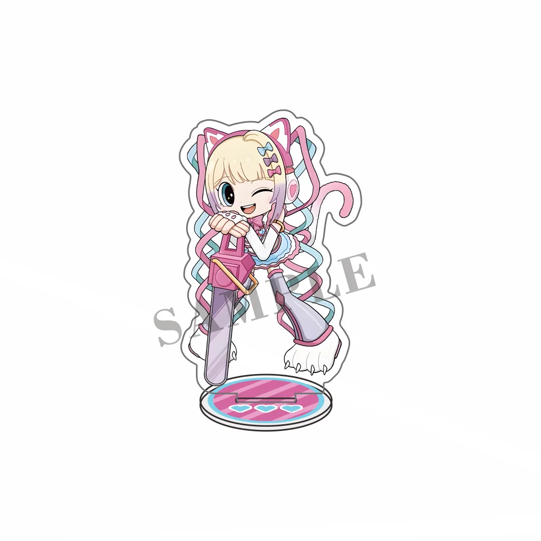 Anime Needy Streamer Overload Needy Girl Overdose 10cm Acrylic Stand Keychain KAngel Ame-chan Choten-chan Desk Decor Gift