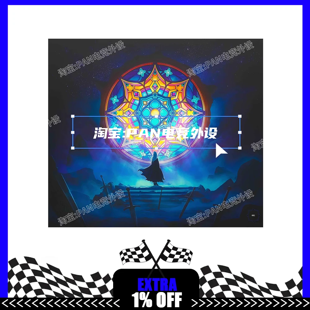 PAN Esports Harut Glass Mousepad Smooth and Speed Mouse Pad FPS Coating Full Coverage Primer For APEX CSGO PC Accessories Gifts
