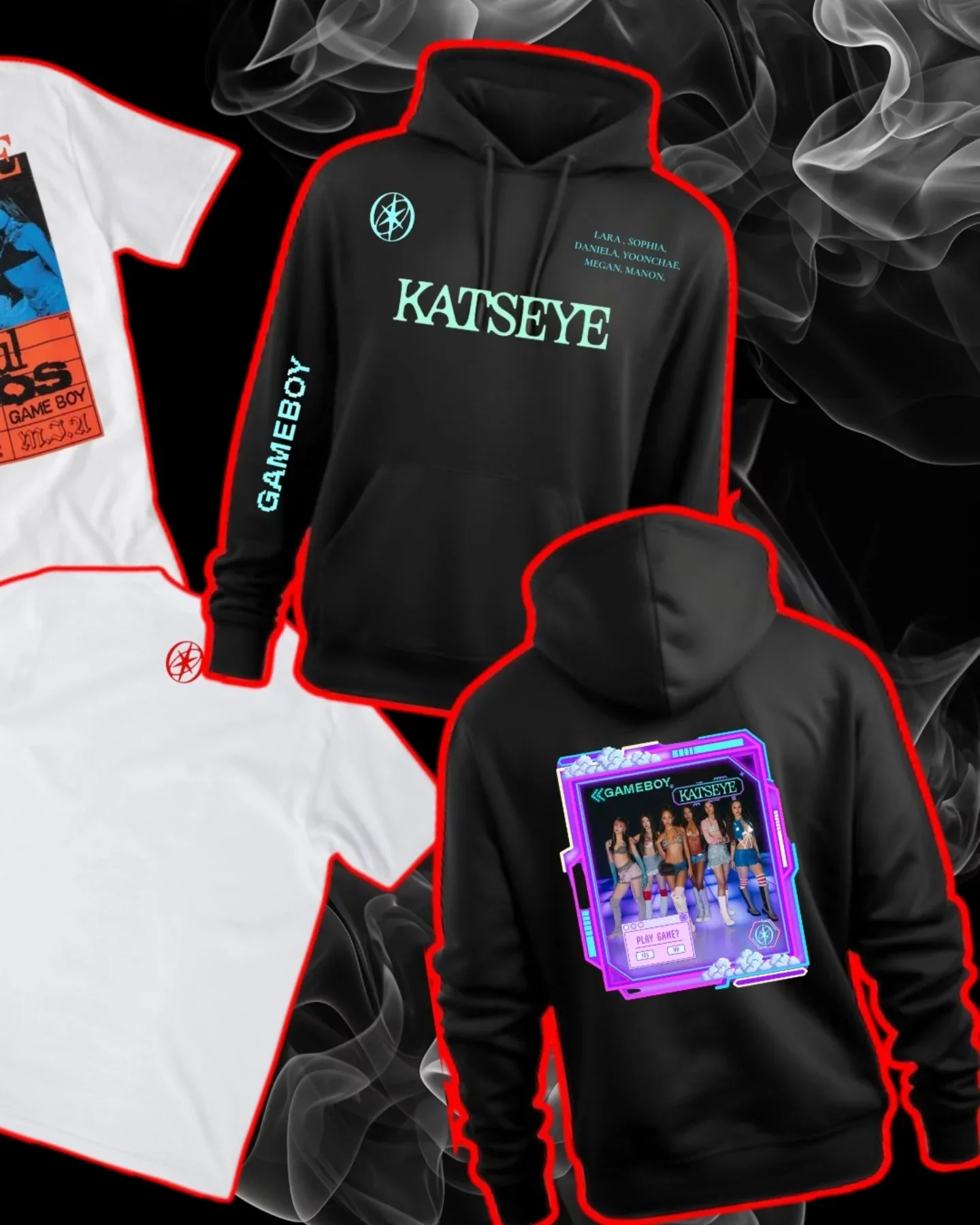 الهيب البوب هوديي Kpop مجموعة Katseye طباعة هوديي Harajuku هوديي عادية الهيب هوب أعلى جودة عالية هوديي الرياضة الشارع ارتداء للجنسين