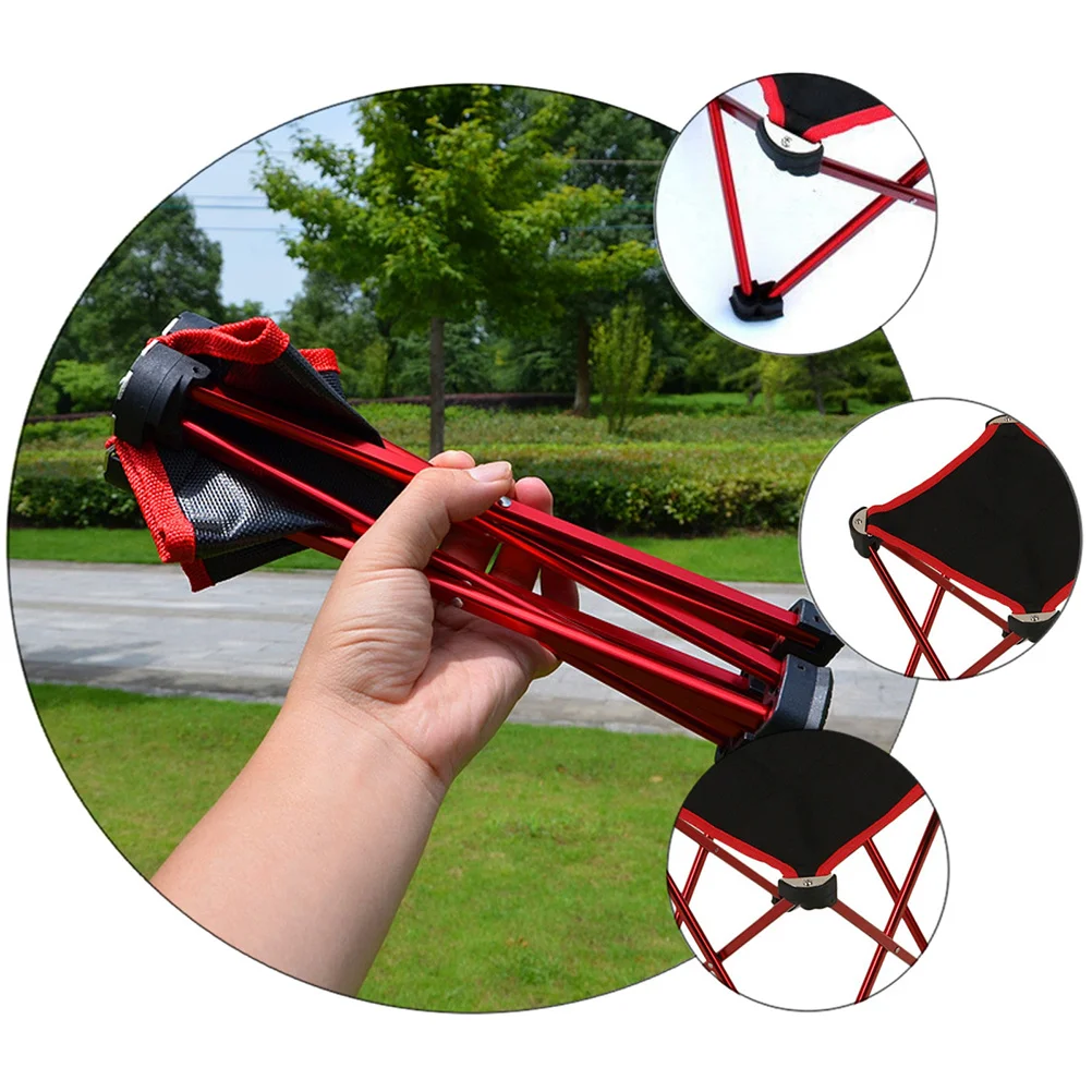 

1Pcs Outdoor Folding Stool Durable Multipurpose Mini Camping Chair Portable Foldable Seat for Fishing Outdoor Fishing Chair