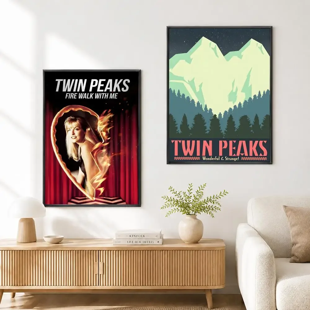 Twin Peaks TV Series Shows Poster Poster High Quality Wall Art for Home Bedroom Living Hallway Perfect Gift