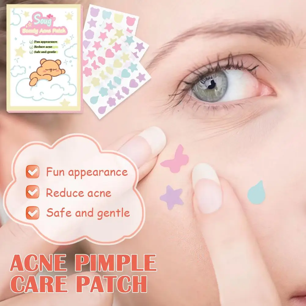 72PCS Acne Pimple Patch Sticker Waterproof Acne Treatment Pimple Remover Tool Blemish Spot Facial Mask SkinCare Hidden Pimple