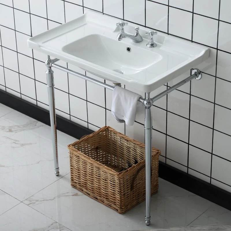 

Bathroom floor-to-ceiling washbasin integrated ceramic balcony washbasin