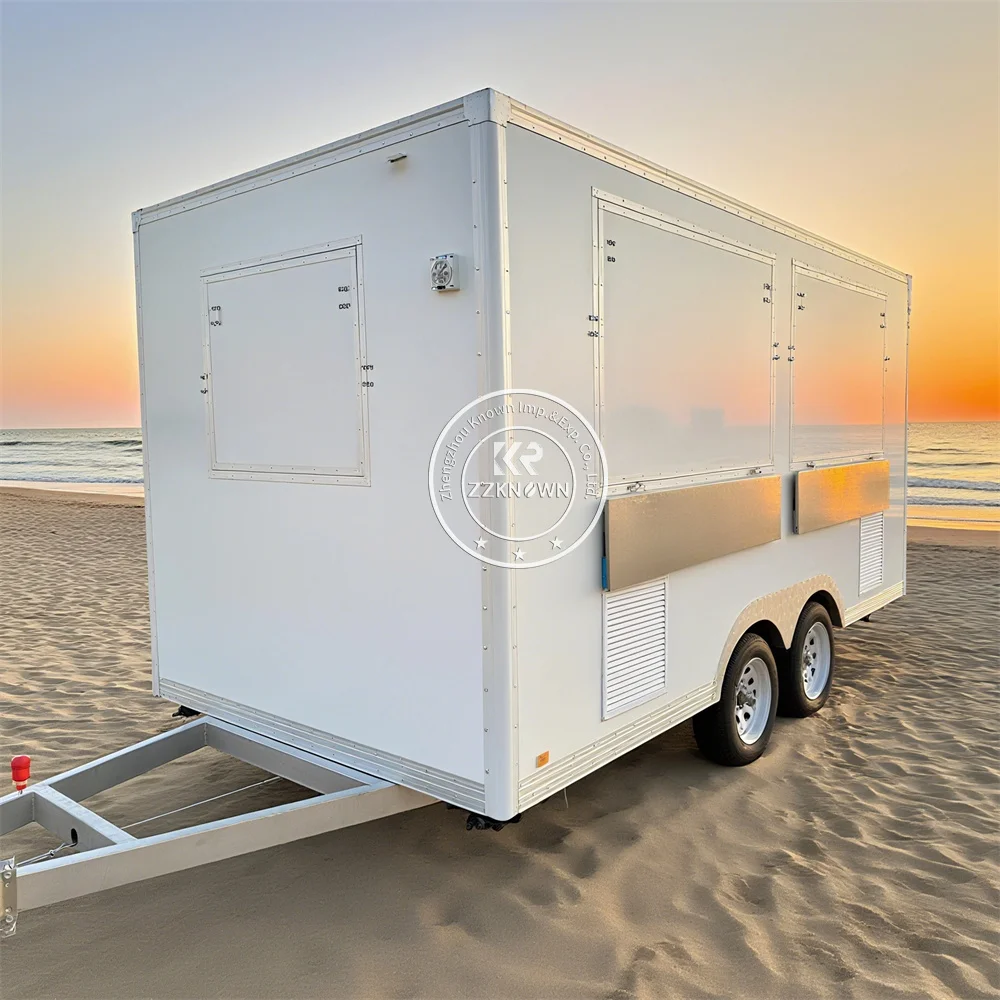 

Изготовленный на заказ мобильный прицеп для еды, полностью оборудованный европейский стандарт, тележка для мороженого, концессионный грузовик для еды PIzza с полной кухней