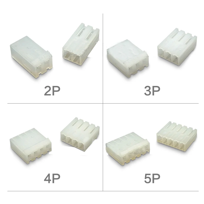 50PCS CH3.96 Housing Case 2P/3P/4P/5P/6P/7P/8P/9P/10P 3.96MM Pitch  Plastic Case Connector