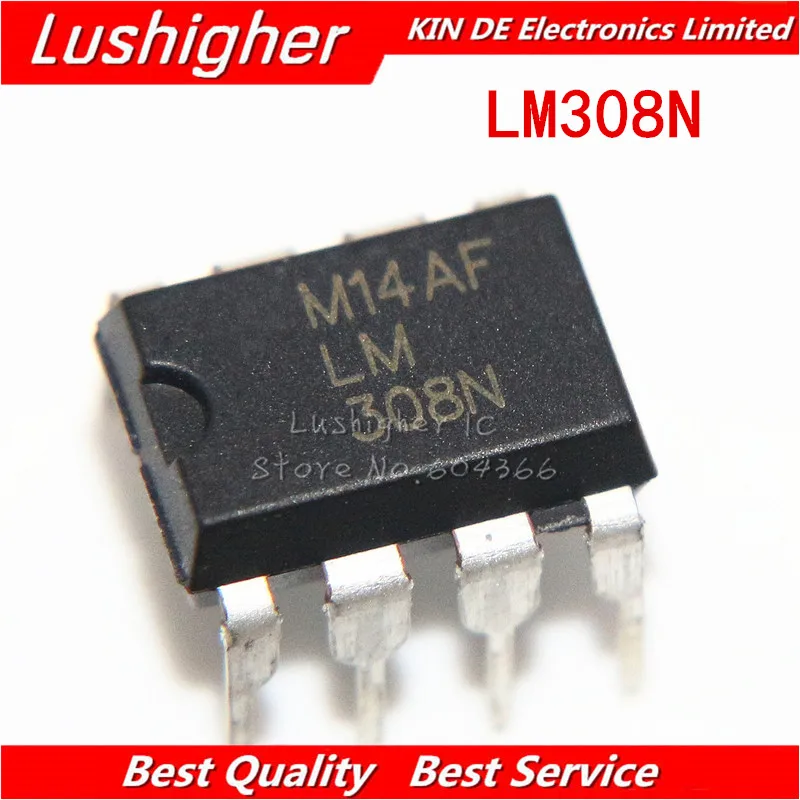 100PCS LM308N DIP8 LM308 DIP 308N DIP-8 New Original